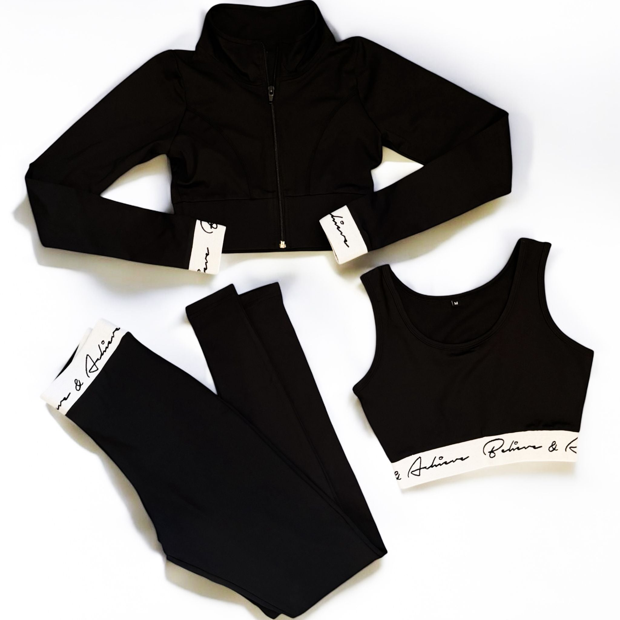 Ladies 3 Piece Gym Set