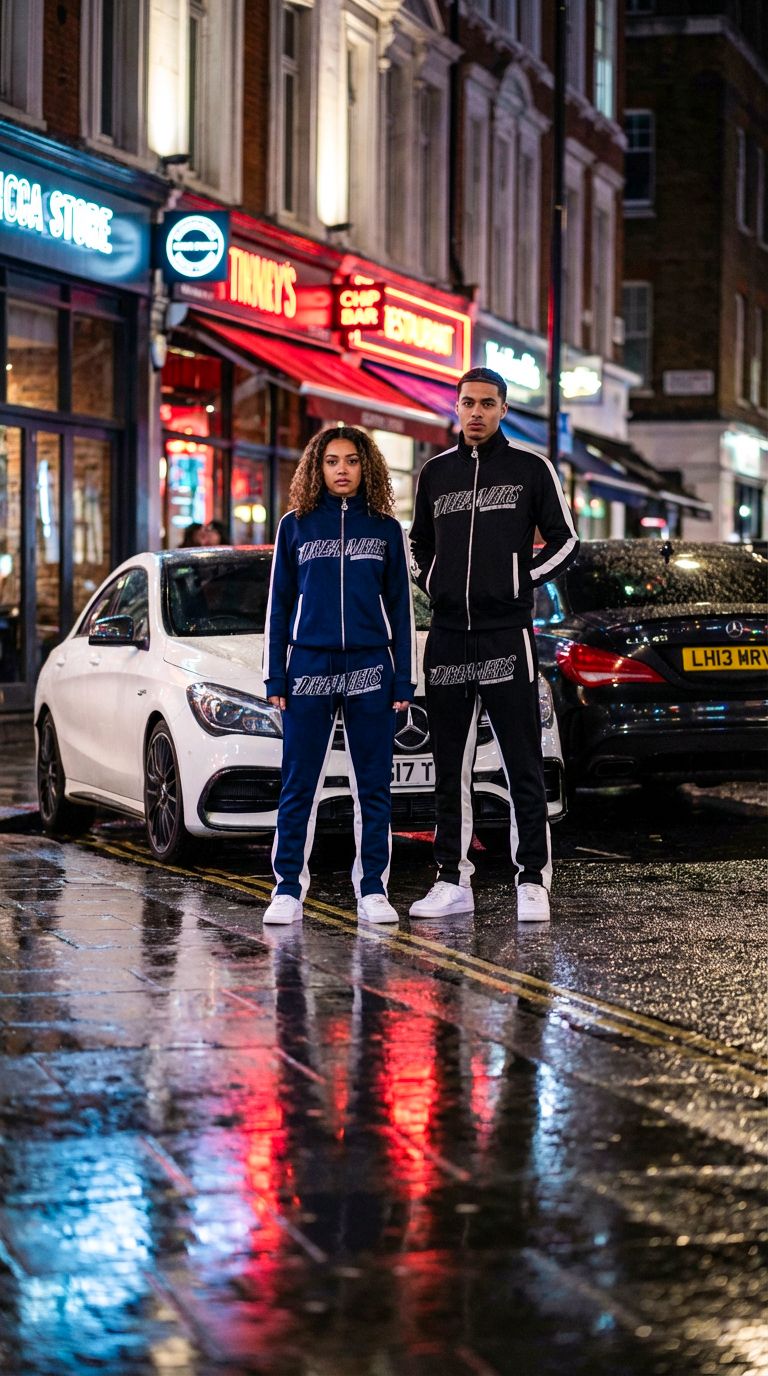 Hoodless Dreamers Flare Tracksuit