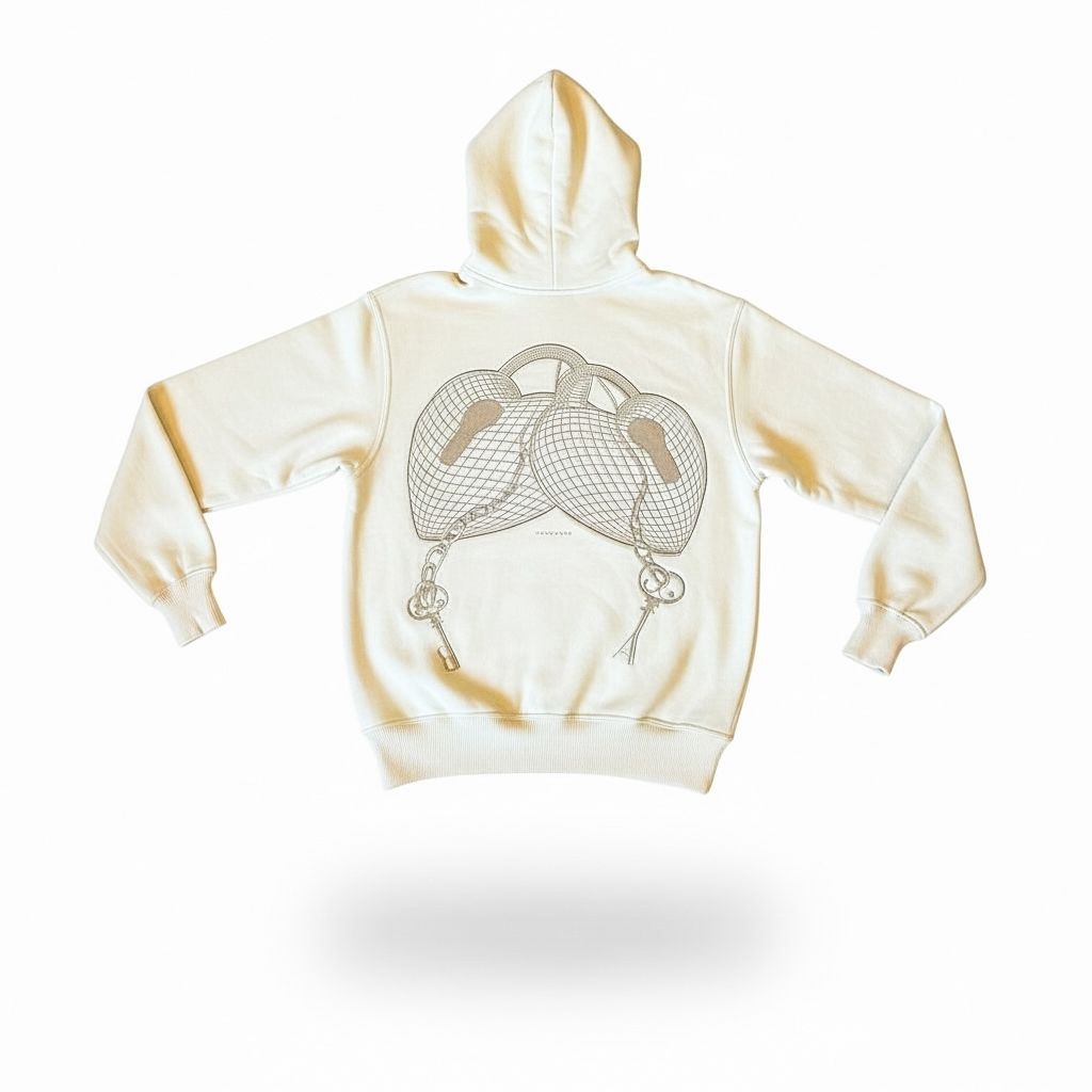 Zip Up Dove Hoody