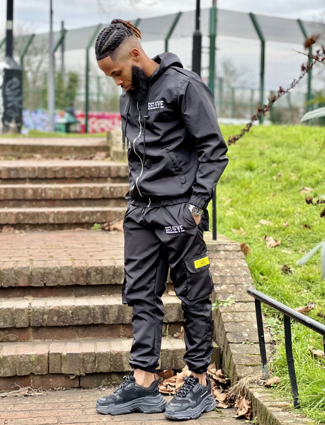 Windbreaker Tracksuits - Believe and Achieve