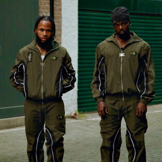 Forest Green Nylon Tracksuit