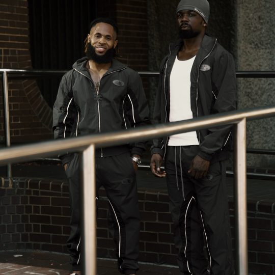 Grey Gladiator Nylon Tracksuit